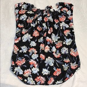 LAUREN CONRAD floral blouse